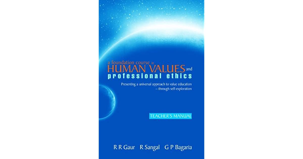 human values and professional ethics by rr gaur pdf merge